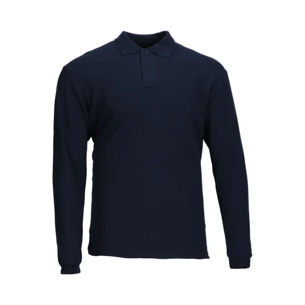 Polera Pique Hombre Marino M/L 80/20